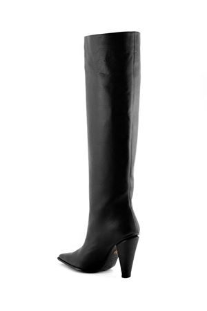 Black smooth leather Uriel high boot ROBERTO FESTA | URIELNERO